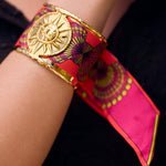 Siena&June Accessories Bracelet with Lady Windermere's Fan Ribbon
