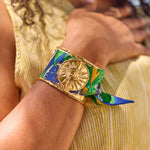 Siena&June Bracelet with Blue Lemonade Ribbon