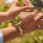 Siena&June Bracelet with Blue Lemonade Ribbon