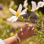 Siena&June Bracelet with Blue Lemonade Ribbon