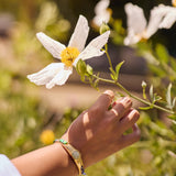Siena&June Bracelet with Blue Lemonade Ribbon