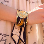 Siena&June Bracelet with Parisian Pirate Ribbon