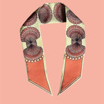 Siena&June Bracelet with Rustic Seashells Ribbon