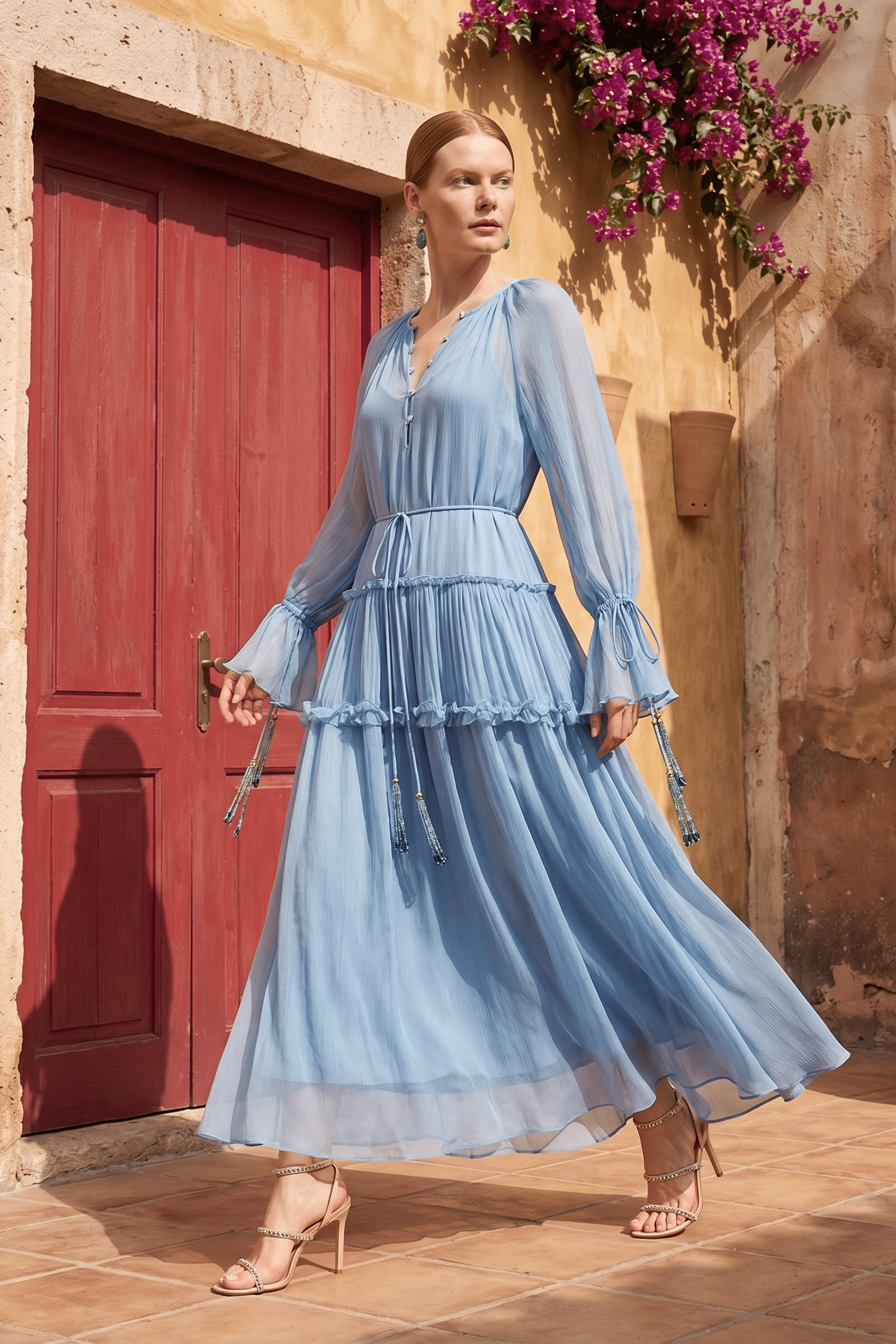 Siena&June Deep Blue Haze dress