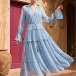 Siena&June Deep Blue Haze dress