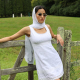 Sister New York Dress Bardot Dress White