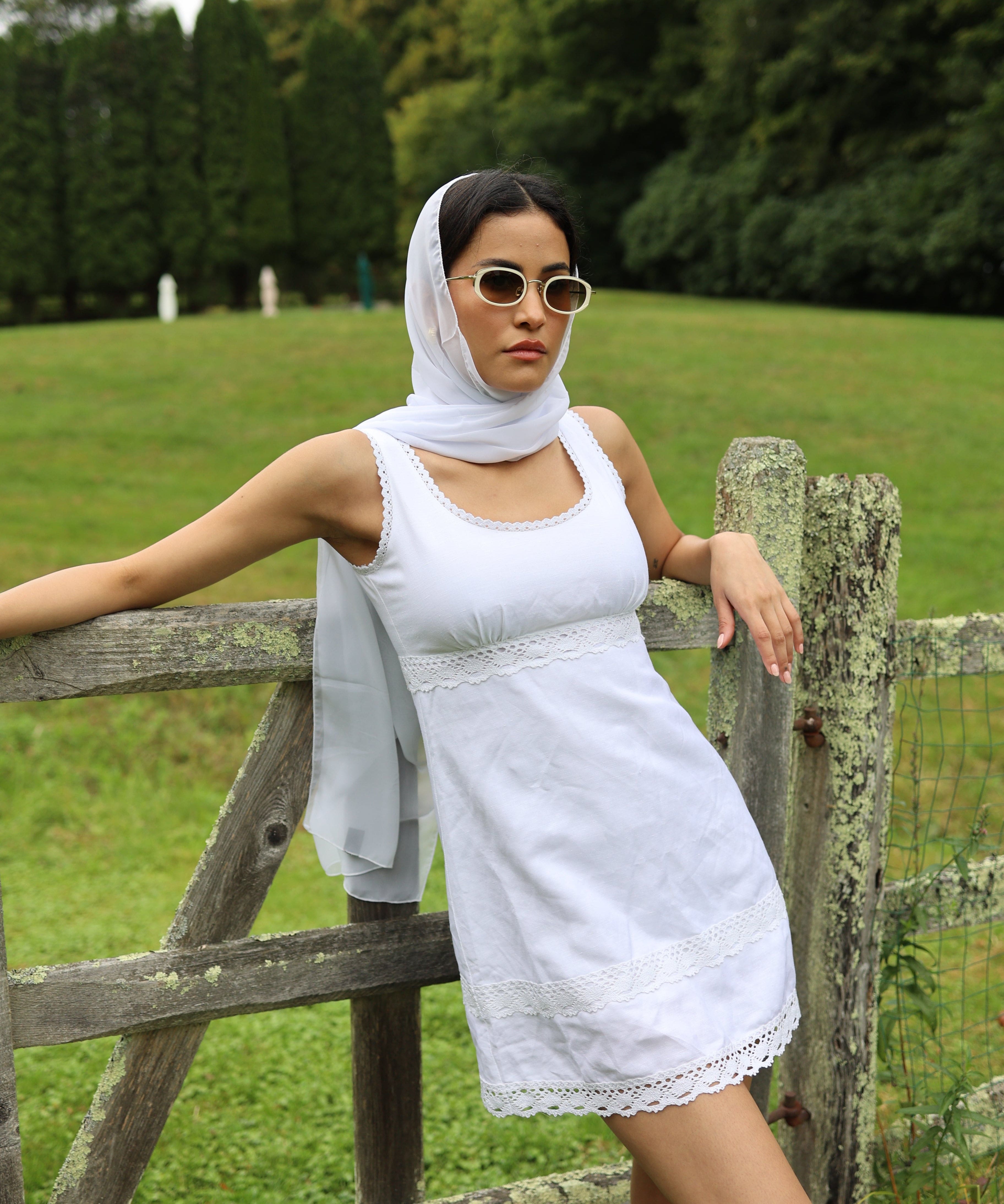 Sister New York Dress Bardot Dress White
