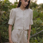 Sister New York dresses Scalloped Top Polka Dot