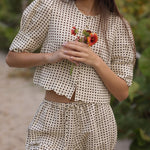 Sister New York dresses Scalloped Top Polka Dot