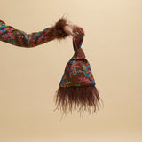 Sister New York Handbags OS Elsie Knot Bag Disco Tapestry