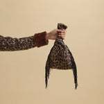 Sister New York Handbags OS Elsie Knot Bag Leopard