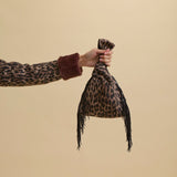 Sister New York Handbags OS Elsie Knot Bag Leopard
