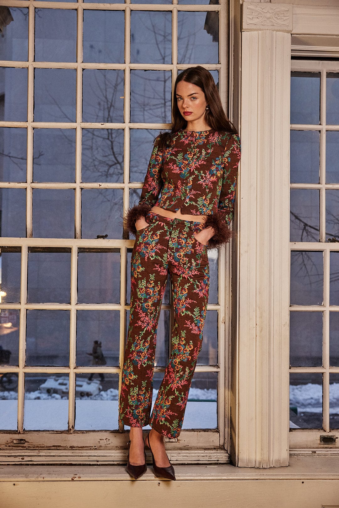 Sister New York Pants Paulina Pant Disco Tapestry