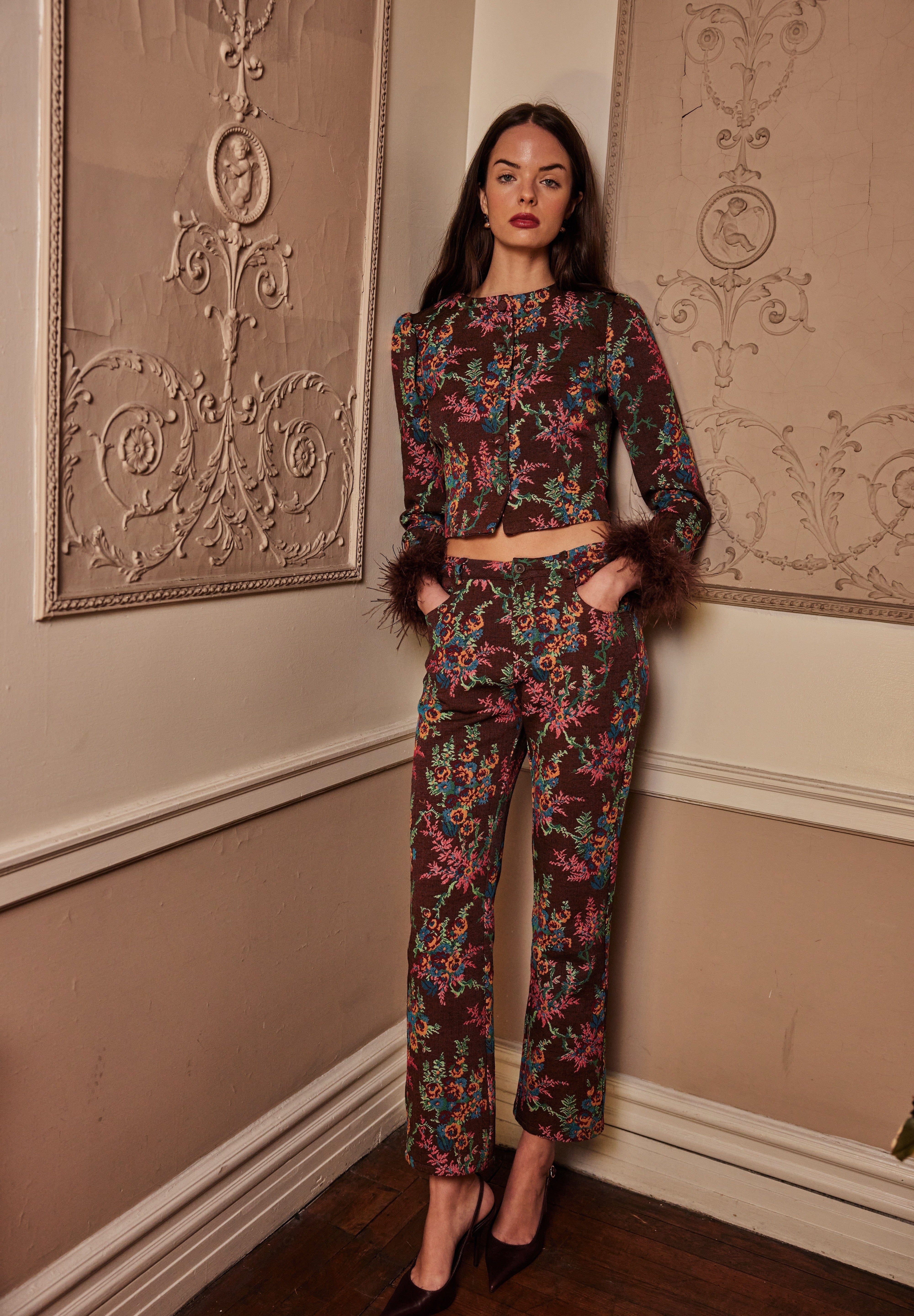 Sister New York Pants Paulina Pant Disco Tapestry