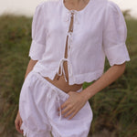 Sister New York Short Bloomer Short in White