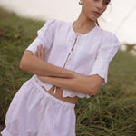 Sister New York Short Bloomer Short in White