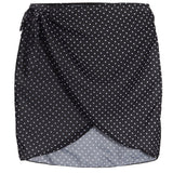 Sister Swim One Size Bridget Wrap Skirt in Polka Dot