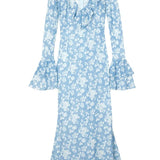 Sister Swim Dress Shellona Dress Blue Floral