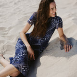 Sister Swim dresses Fox Dress in Navy Bandana