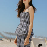 Sister Swim dresses Friday Top Black & White