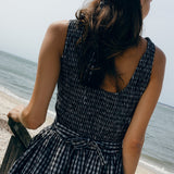 Sister Swim dresses Hailey Dress Black and White Check