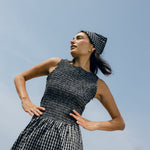 Sister Swim dresses Hailey Dress Black and White Check