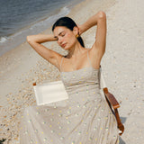 Sister Swim dresses Lou Lou Dress Embroidered Daisy