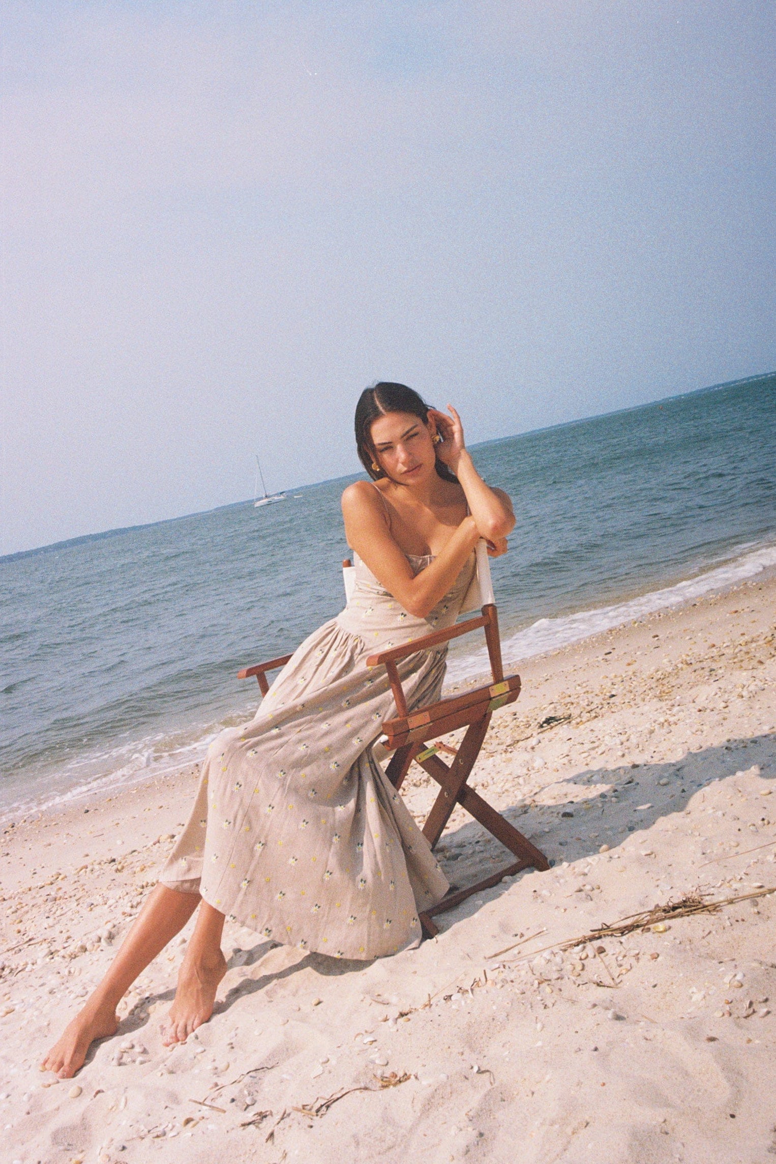 Sister Swim dresses Lou Lou Dress Embroidered Daisy