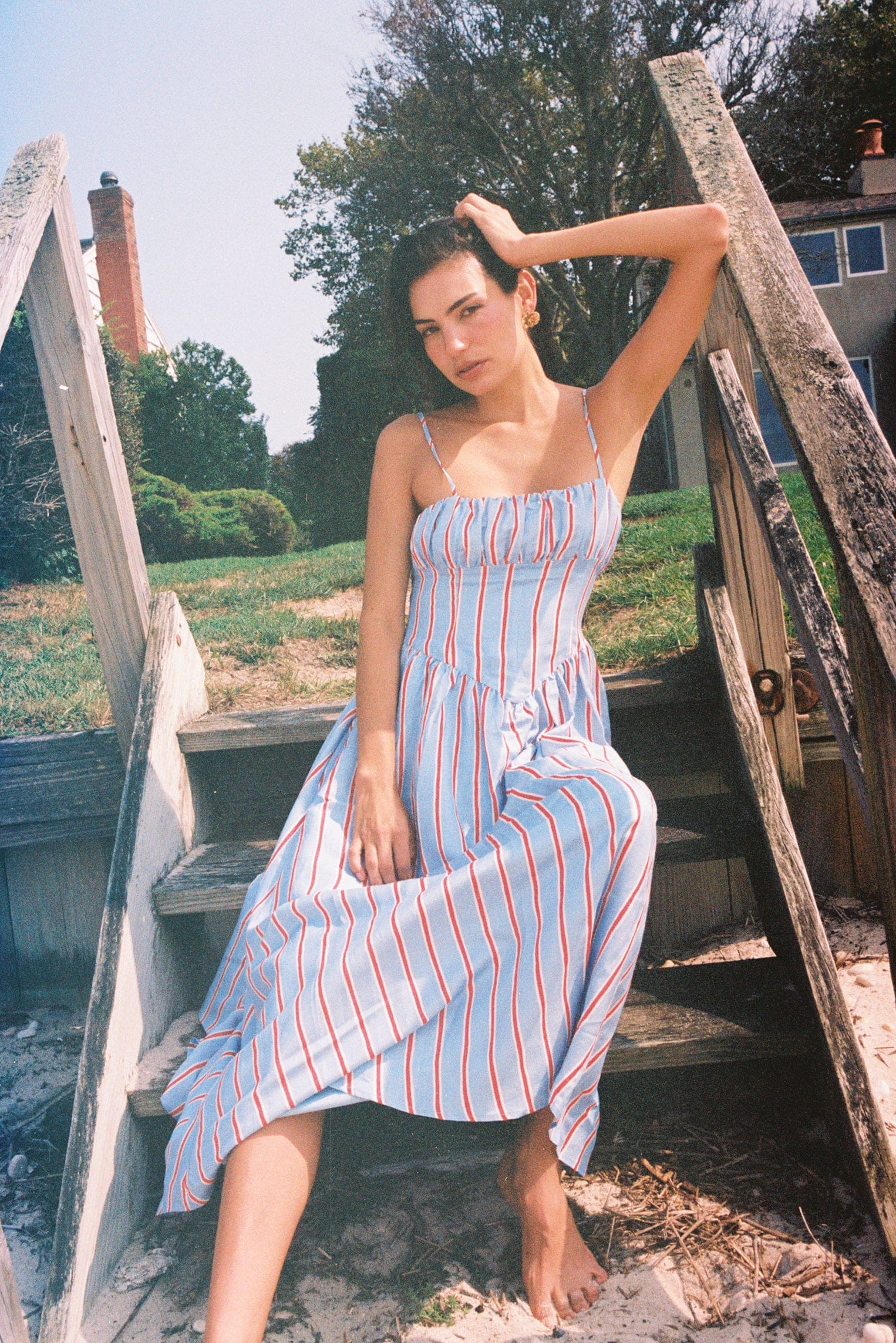 Sister Swim Dresses Milo Dress Harbor Stripe