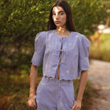 Sister Swim dresses Portofino Pant Blue Stripe