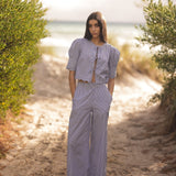 Sister Swim dresses Portofino Pant Blue Stripe