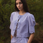 Sister Swim dresses Scalloped Top Blue Stripe