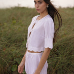 Sister Swim dresses Scalloped Top White