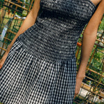 Sister Swim dresses Shore Dress Black and White Check