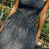 Sister Swim dresses Shore Dress Black and White Check