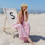 Sister Swim Pants Portofino Pant Red White Seersucker