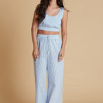 Sister Swim September Pant in Blue Stripe