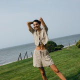 Sister Swim Short Brig Short Embroidered Daisy