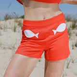 Sister Swim Shorts Gone Fishing Short Tomato