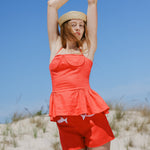 Sister Swim Shorts Gone Fishing Short Tomato