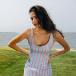 Sister Swim Shorts Vivi Romper Harbor Stripe