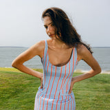 Sister Swim Shorts Vivi Romper Harbor Stripe