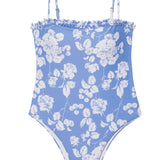 Sister Swim Swimwear Caroline One Piece In Blue Floral