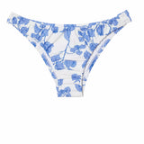 Sister Swim Swimwear Vice Bottom in White Blue Floral