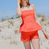 Sister Swim Top Friday Top Tomato