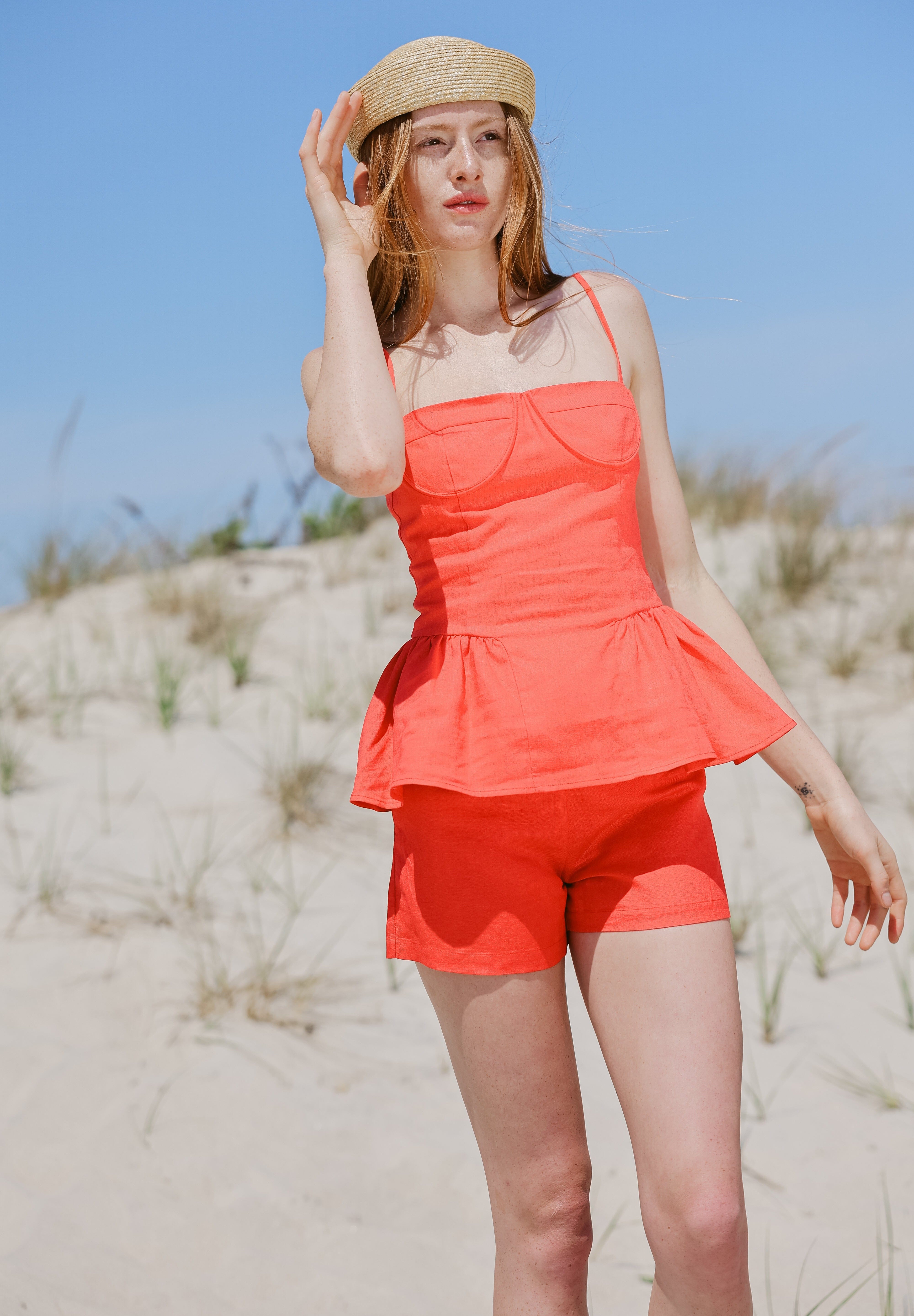Sister Swim Top Friday Top Tomato