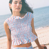Sister Swim Tops Elle Top Harbor Stripe