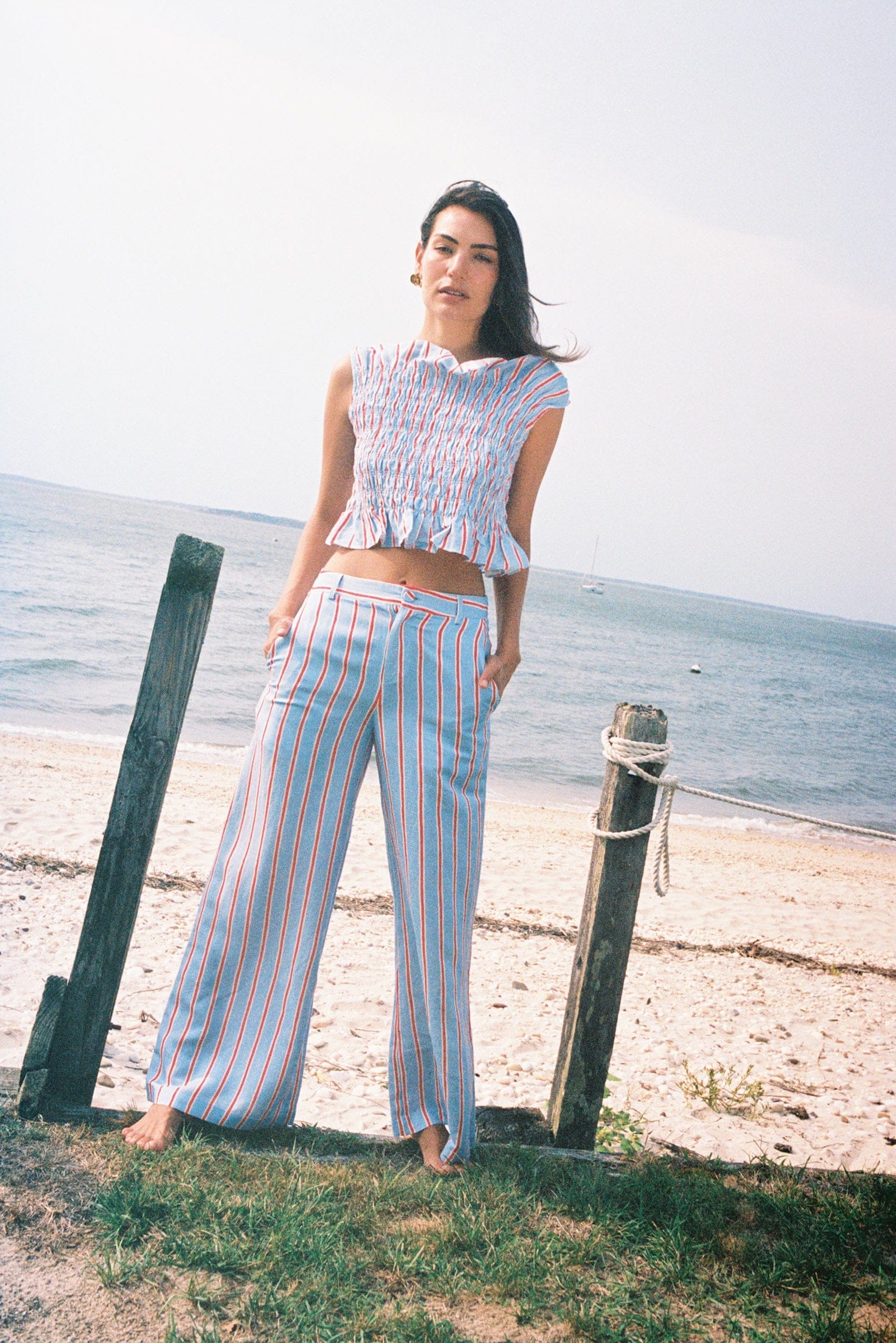 Sister Swim Tops Elle Top Harbor Stripe