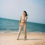 Sister Swim Tops Scalloped Top Embroidered Daisy