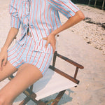 Sister Swim Tops Scalloped Top Harbor Stripe